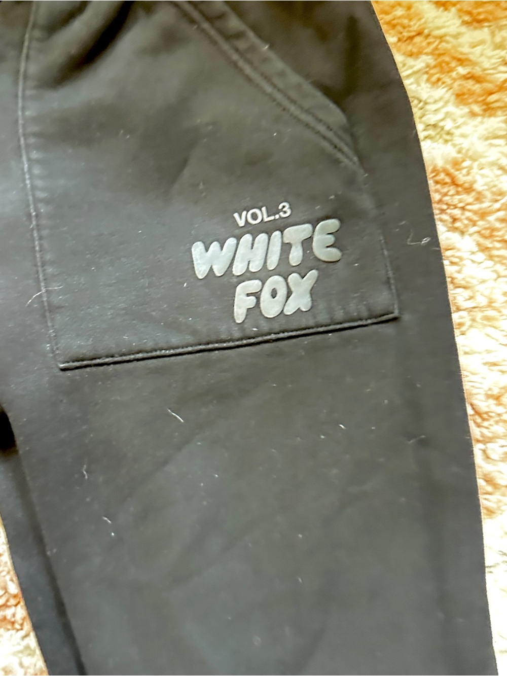 🖤 White 🖤 Fox 🦊 Boutique Off Stage Onxy Vol.3 Sweatpants Black on Black Joggers - Picture 9 of 10
